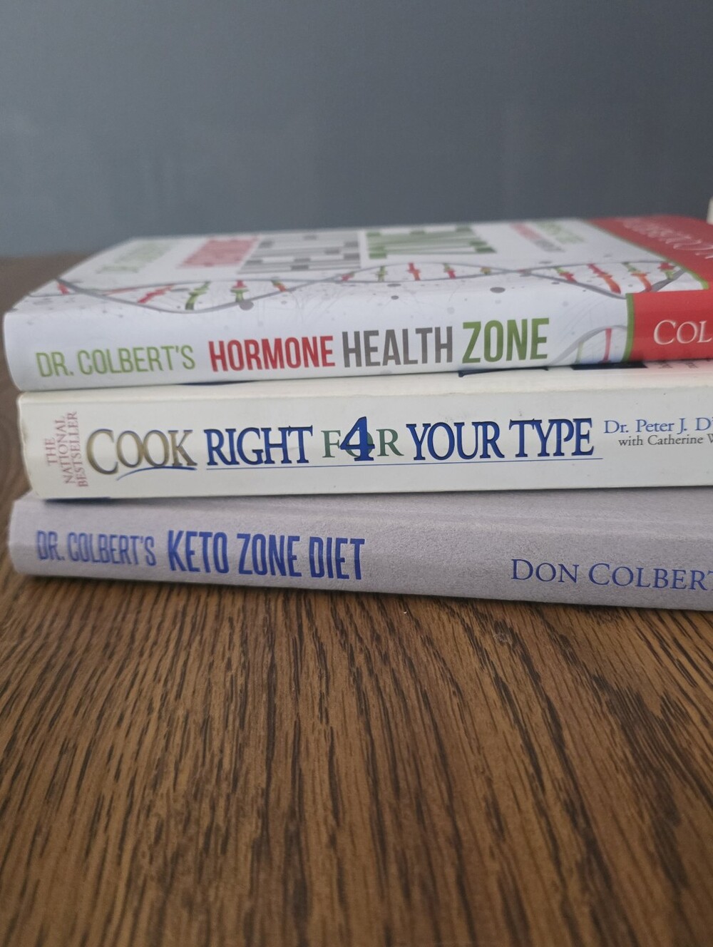Keto Zone Diet, Hormone Health Zone, and Cook Right For Your Type - 3 Books